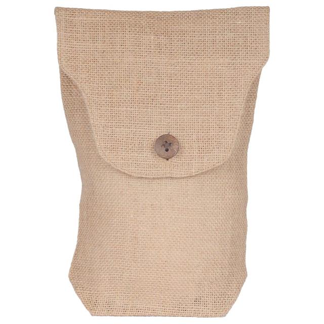 BYFT - Natural Jute Flap Pouch