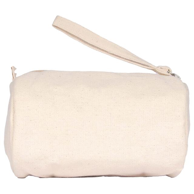 BYFT - Natural Canvas Round Gusset Cosmetic Purse