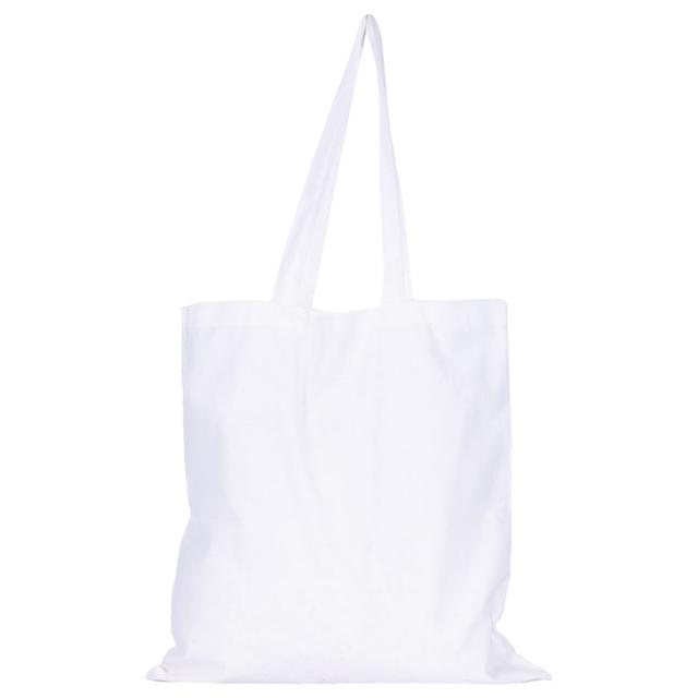 BYFT - Cotton Flat Tote Bag - White