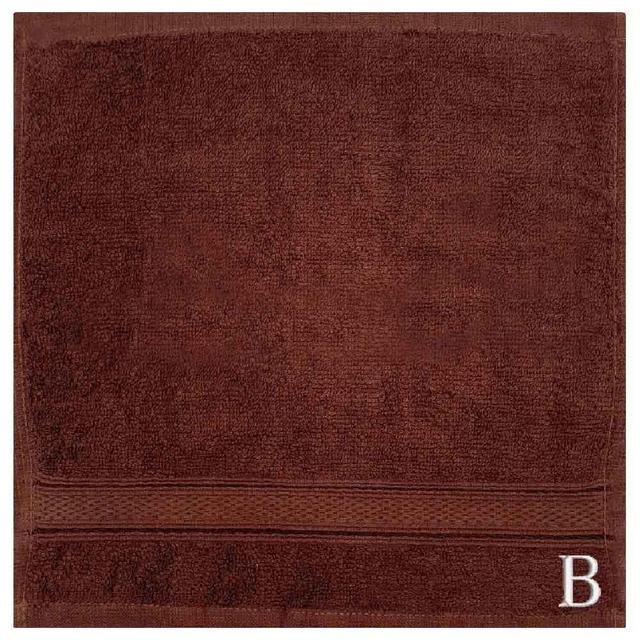 Byft - Letter B Monogrammed Face Towel - 30 x 30 cm - 6pcs