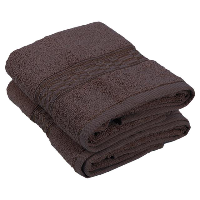 BYFT - Home Ultra Premium Hand Towel - Brown - 50 x 90cm - Pack of 2