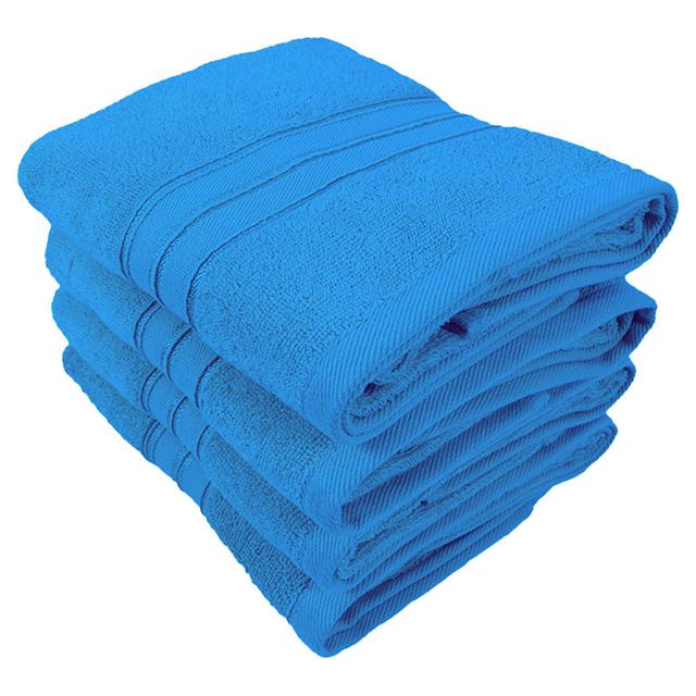 BYFT - Home Trendy Premium Hand Towel - Blue - 50 x 90cm - Pack of 4