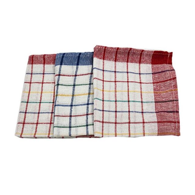 BYFT - Orchard Multi Checkered Tea Towel - Blue/Red - 3pcs