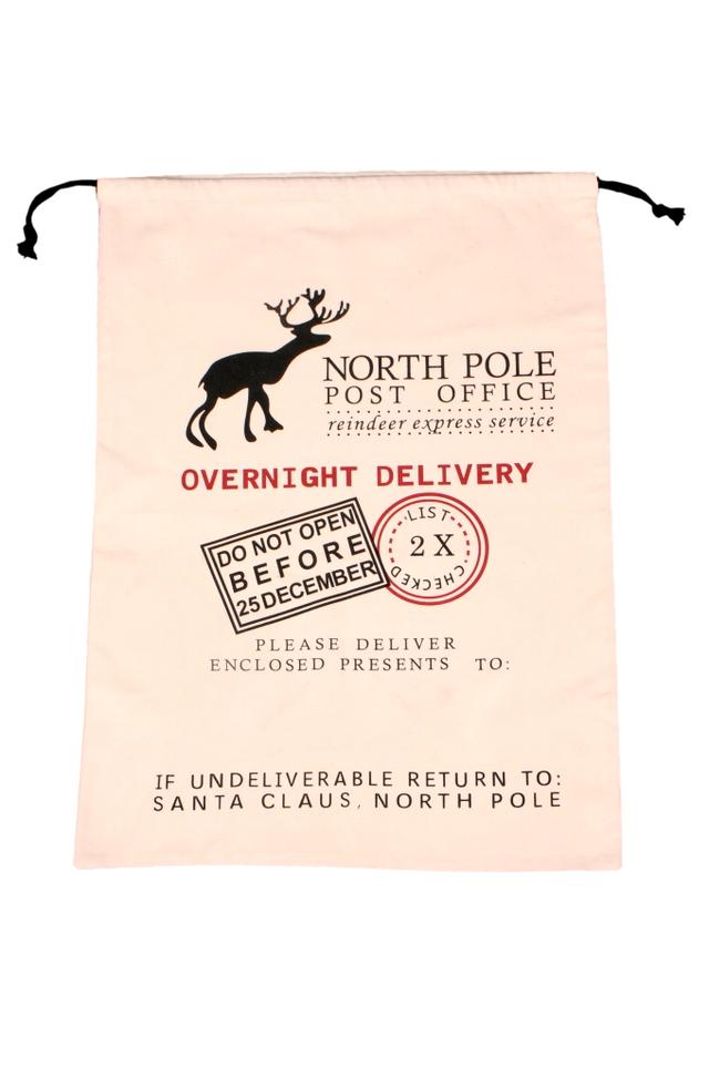 Mom Approved Christmas Sack for Kids, North Pole Post Office