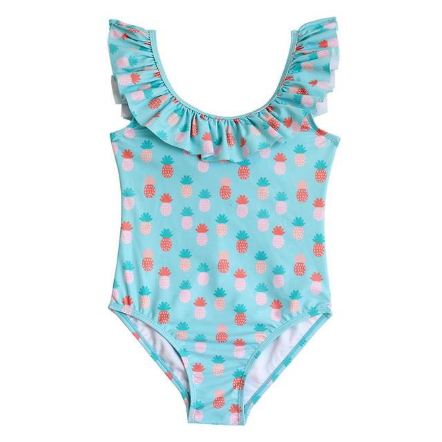 Cool2C - Girls Pineapple Swimsuit - Green