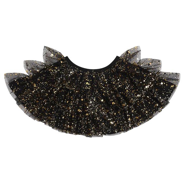 Bob & Blossom - Black & Gold Sparkle Cape