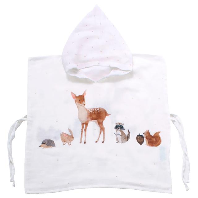 Casadora Baby - Muslin Poncho - Forest Amigos