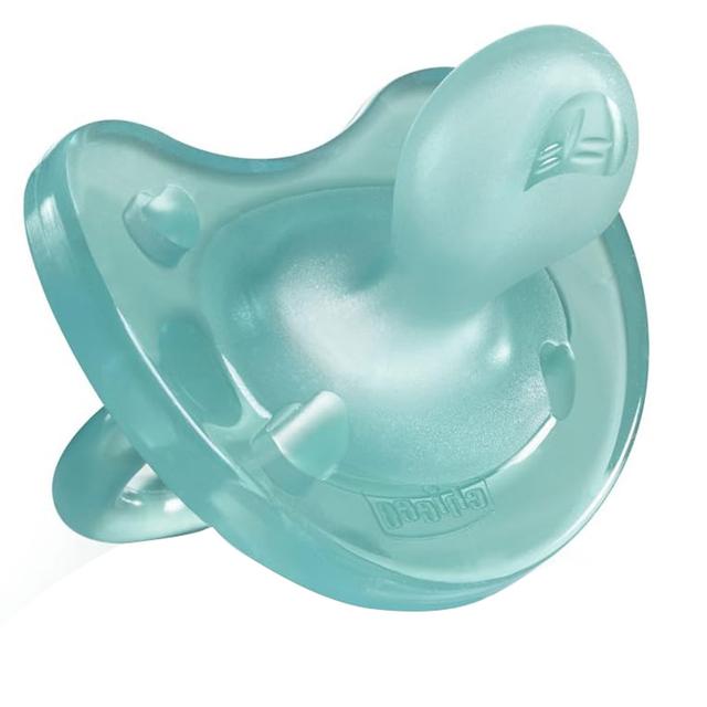 Chicco - Physio Soft Silicone 16-36M 1pc - Blue