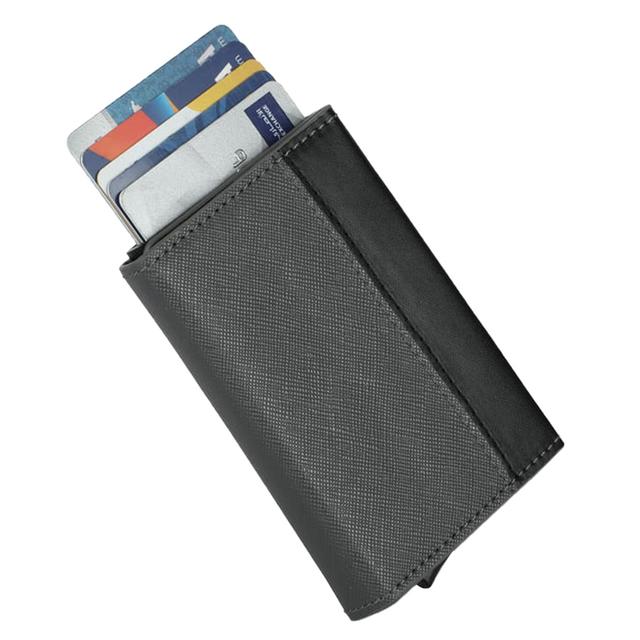 Santhome - Torino RFID Sliding Card Holder - Dark Grey