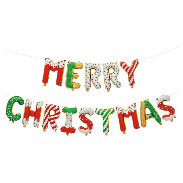 Highland - Merry Christmas Decorations Foil Banner - 41 cm