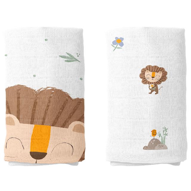 Casadora Baby - Muslin Swaddle Blanket - Pack of 2 - Simba