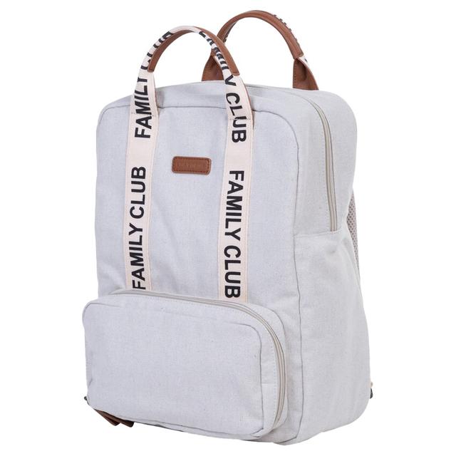 Childhome - Signature Canvas Family Club Backpack - Off White