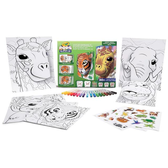 Crayola - Pops Super 3D Activity Set - Jungle