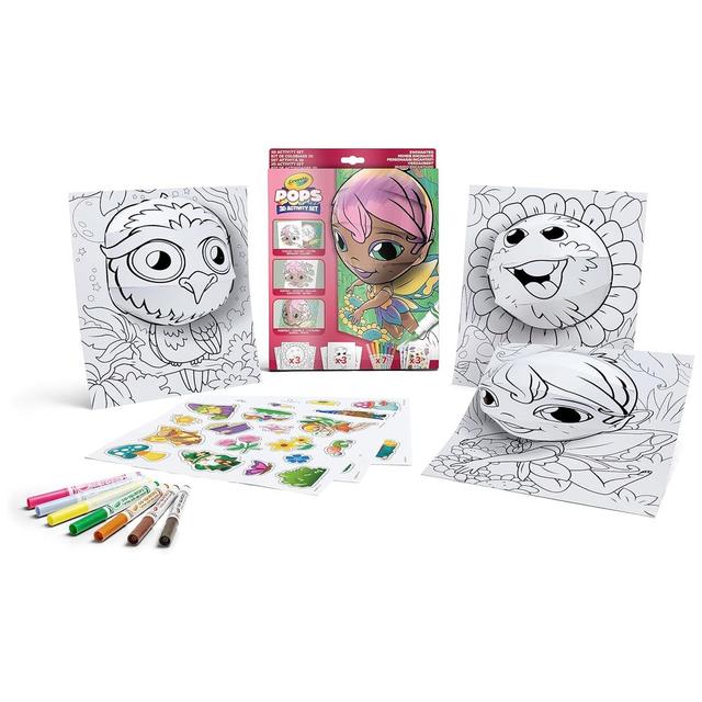 Crayola - Pops 3D Colouring Kit - Enchanted