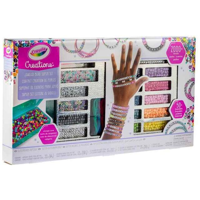 Crayola - Creations Personalized Bracelet Making Kit - 2000+ Beads