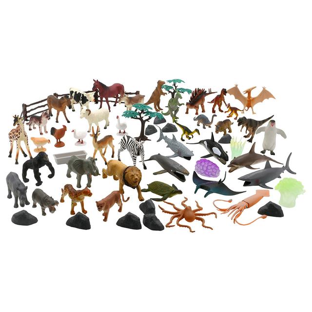 Wenno - Wild Animal Playset - 60pcs