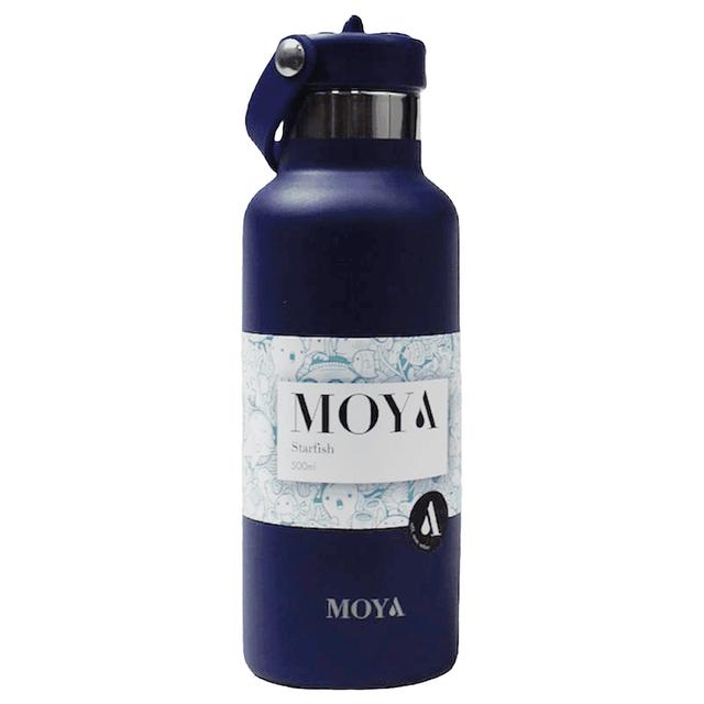 Moya - Starfish Insulated Stainless Steel Water Bottle - 500ml - Navy