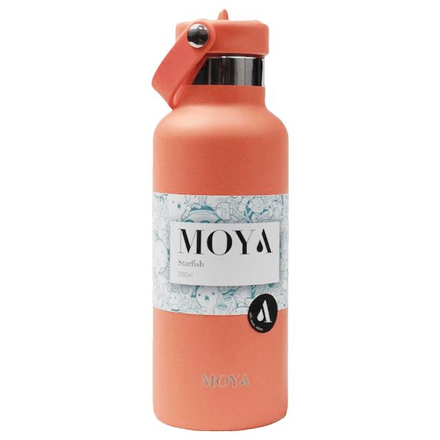 Moya - Starfish Insulated Sustainable Water Bottle - 500ml - Coral