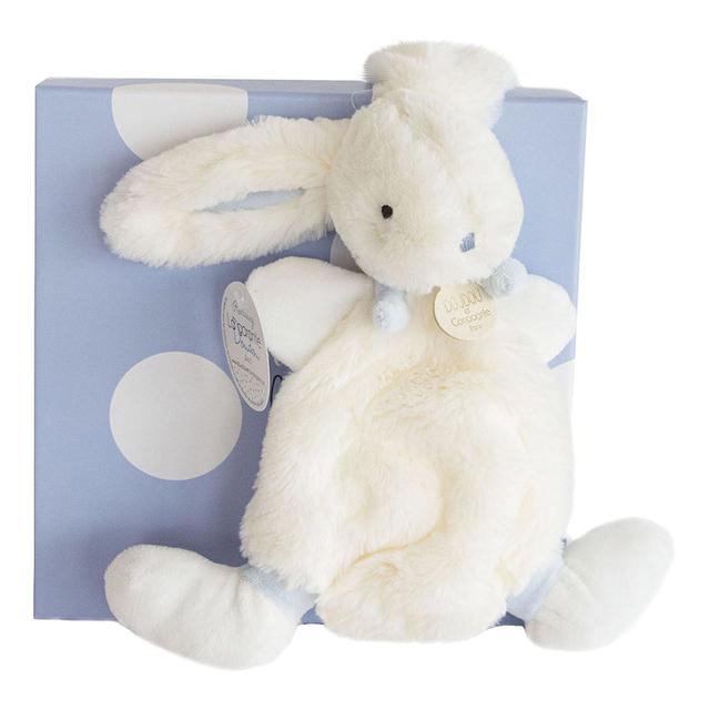 Doudou Et Compagnie - Bunny Bonbon Comforter - Blue - 26cm