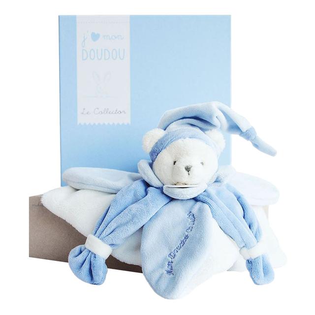 Doudou Et Compagnie - Comforter Bear - Blue - 24cm