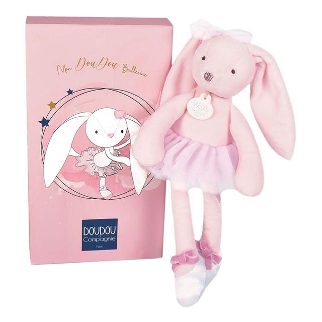 Doudou Et Compagnie - My Doudou Ballerina Bunny - Pink - 30cm