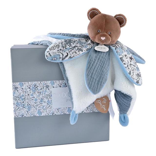 Doudou Et Compagnie - Bohemian Collection Bear Comforter - Pink - 24cm