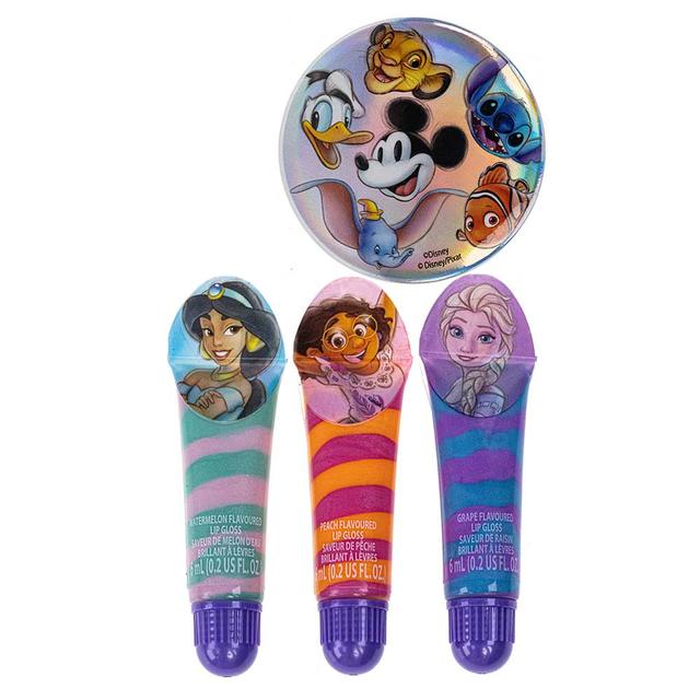 Townleygirl - Disney 100th Swirl Lip Gloss With Mirror - 4pcs