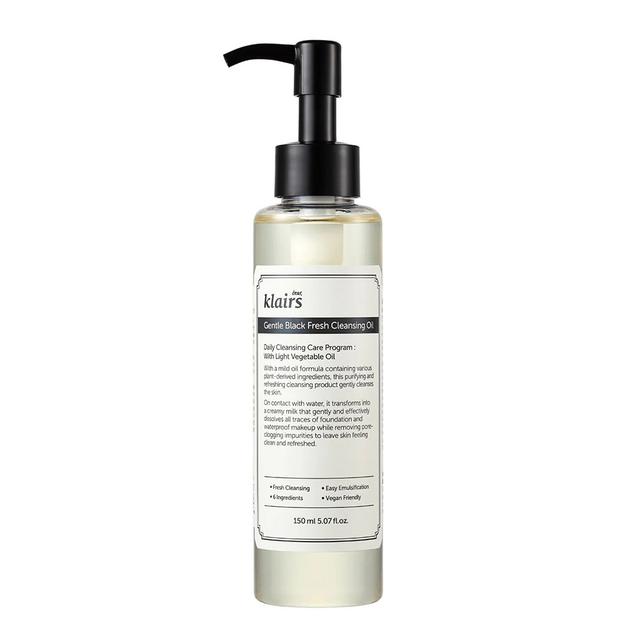 Dear Klairs - Gentle Black Fresh Cleansing Oil - 150 ml