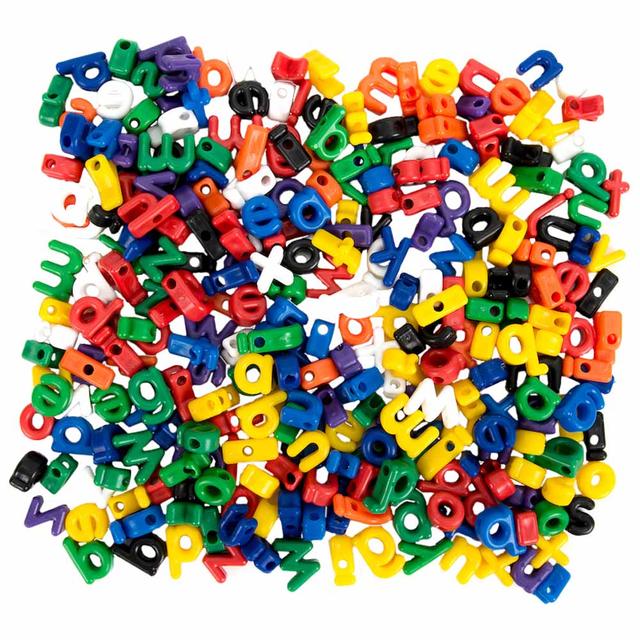 TTS - Plastic Alphabet Letters Lacing Set - 175pcs