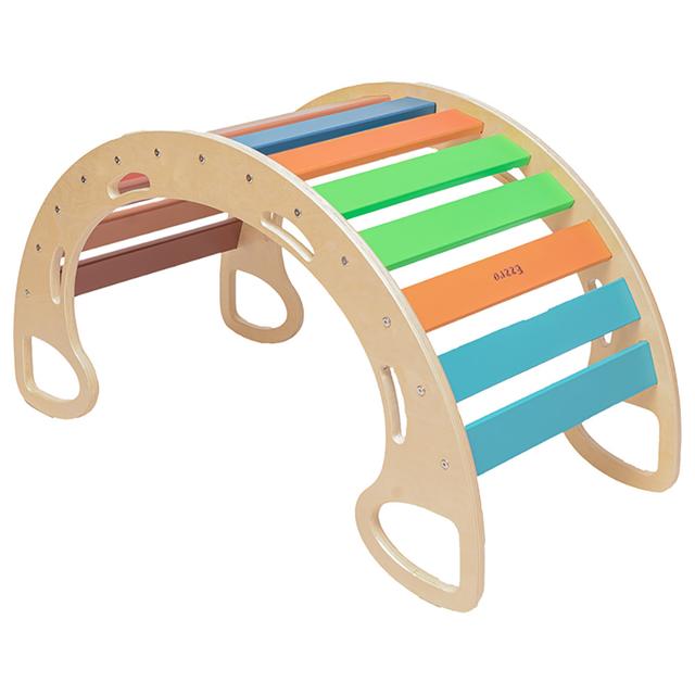 Ezzro - Large Rocker Balance Board - Rainbow