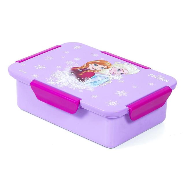 Eazy Kids - Disney Frozen Princess Bento Lunch Box - Purple - 4 Compartments