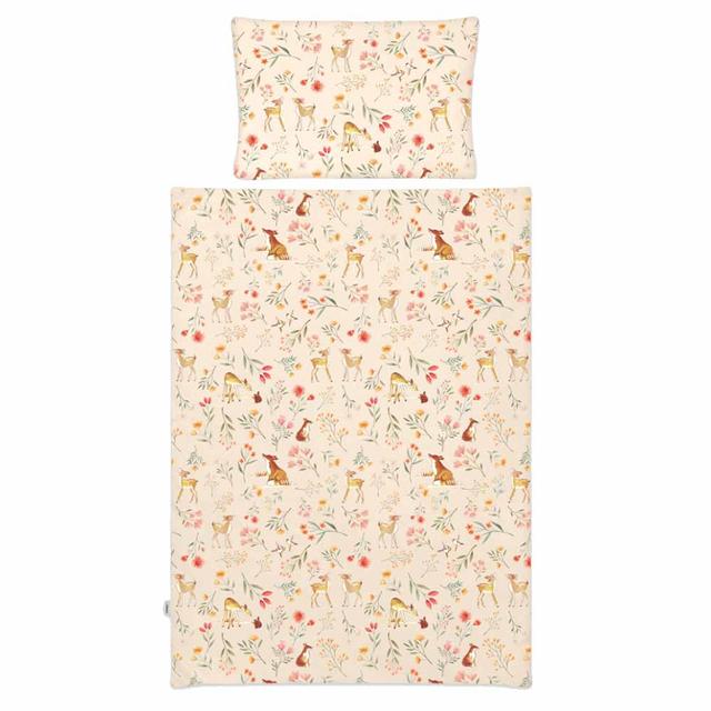 Albero Mio - Baby Cot Bedding With Filling - Floral Glade - 2pcs