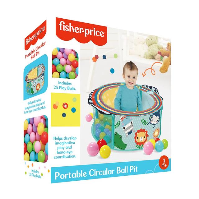 Fisher Price - Portable Circular Ball Pit With 25 Balls