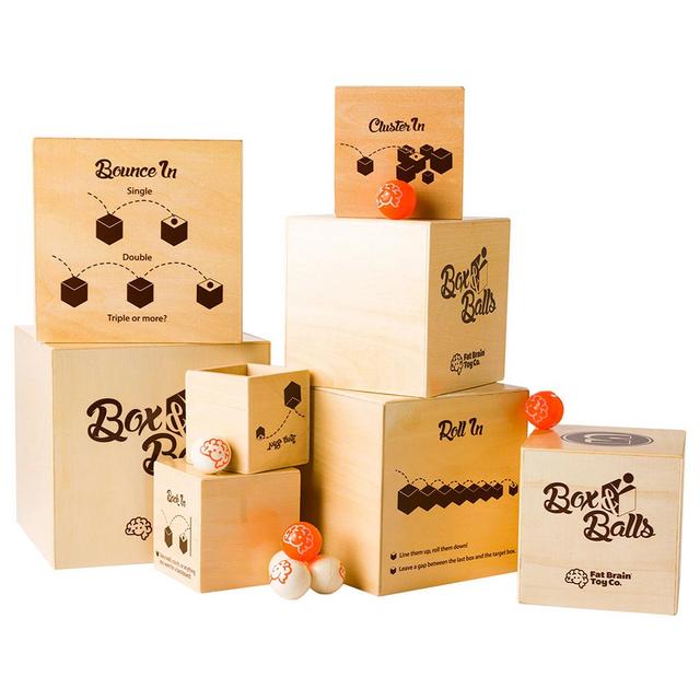 Fat Brain Toys - Box And Balls Game