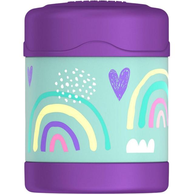 Thermos - Kids Funtainer Stainless Steel Food Jar - Rainbows - 290 ml