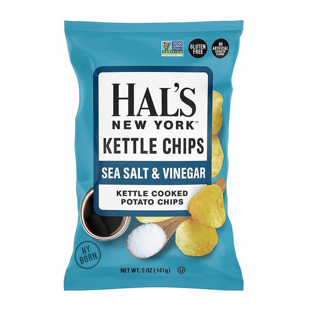 Hal's - NY Kettle Chips - Sea Salt And Vinegar - 141 g