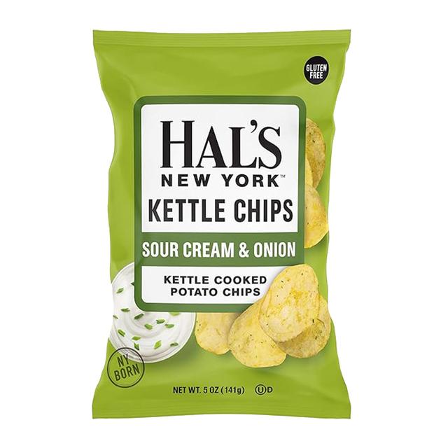 Hal's - NY Kettle Chips - Sour Cream And Onion - 141 g