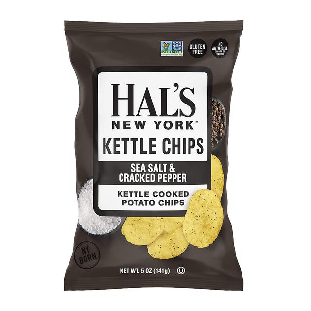 Hal's - Sea Salt And Cracked Papper Chips - 141 g