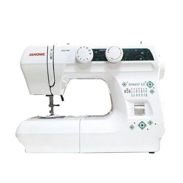 Janome - Forest 12 Stitches Sewing Machine - White