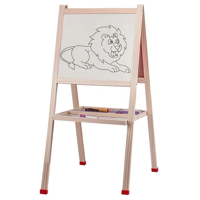 Factory Price - Foldable Magnetic Wooden Easel Board w/ Accessories