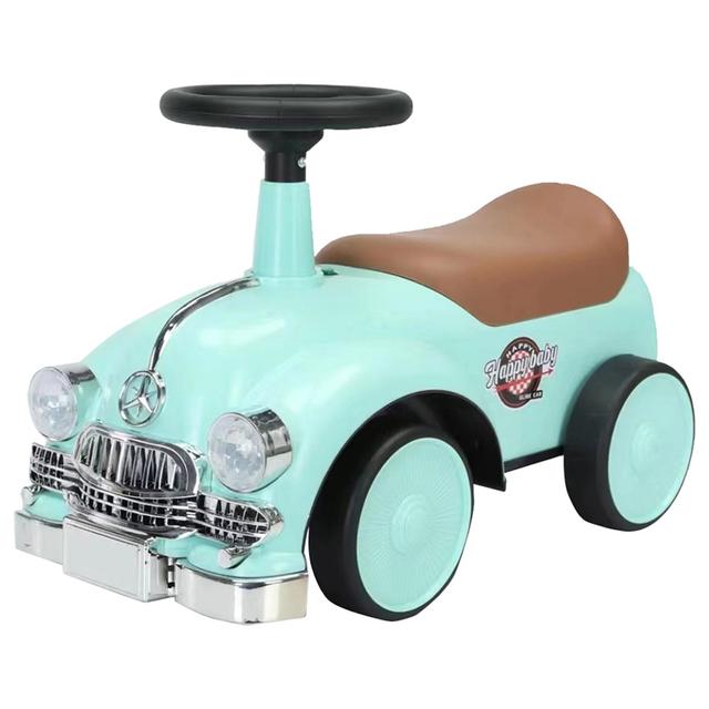 Factory Price - Milo Kids Balancing Ride-On Vintage Car - Green