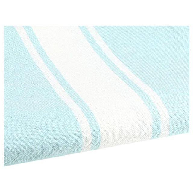 Hammam Corner - 100% Recycled Cotton Classic Beach Towel - Blue Green