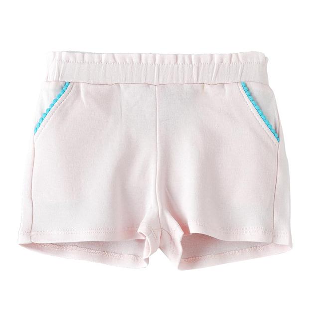 Jelliene - Sunny Stretches Cotton Knit Shorts - Pink