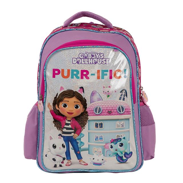 Gabby's Doll House - Kids Backpack - 16-inches - Purple