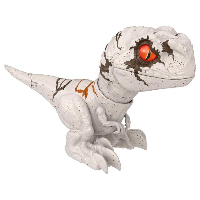 Mattel Games - Rowdy Roars Atrociraptor Dinosaur Action Figure - White - White