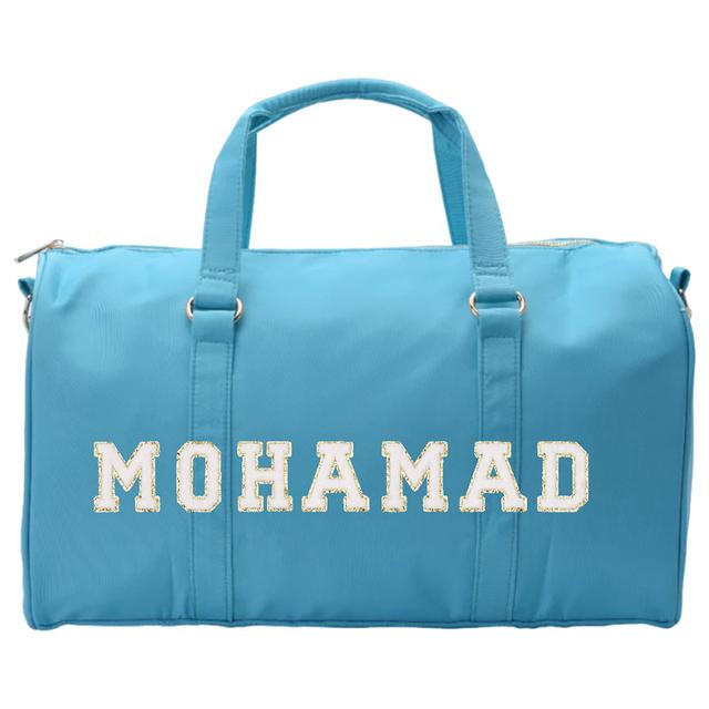 The Happy Tribe - Personalized Gym Bag - Turquoise 