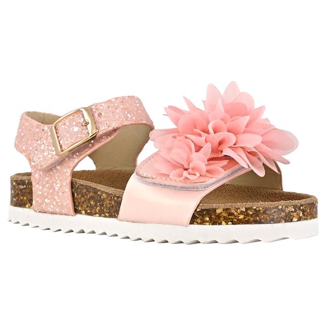 Colors of California - Sandal With Flowers - Fondant Pink