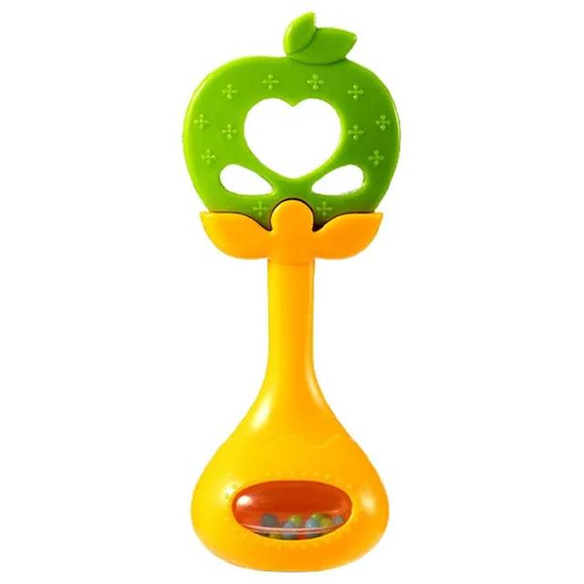 Huanger - Baby Fruit Teether w/ Rattle - Apple