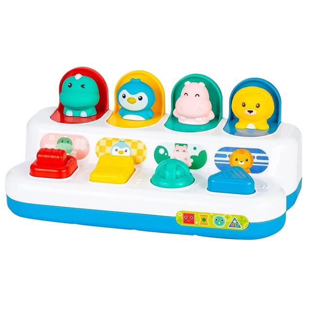 Huanger - Baby Pop Up Peek A Boo Activity Vehicles Toy