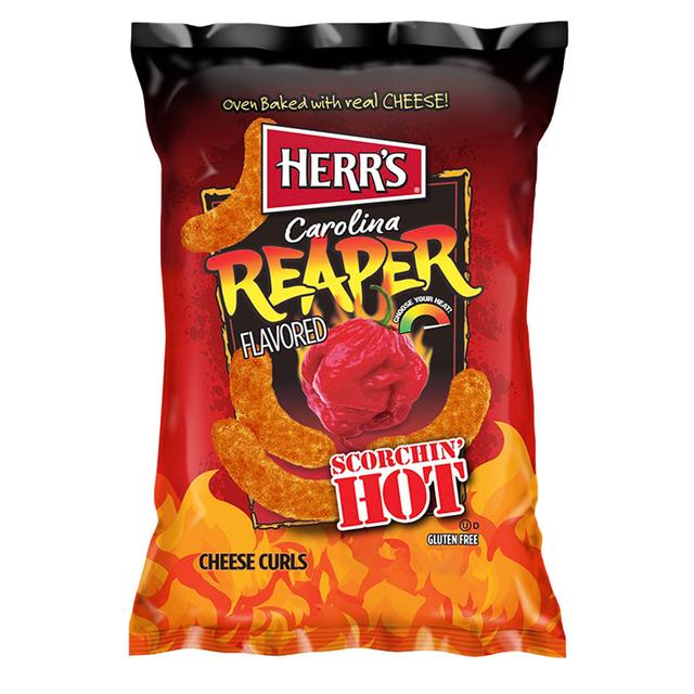 Herr's - Carolina Reaper Cheese Curls - 28g